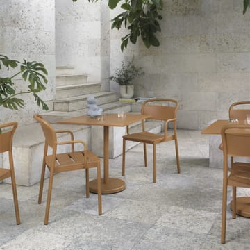 Linear steel πολυθρόνα - Burnt orange - Muuto