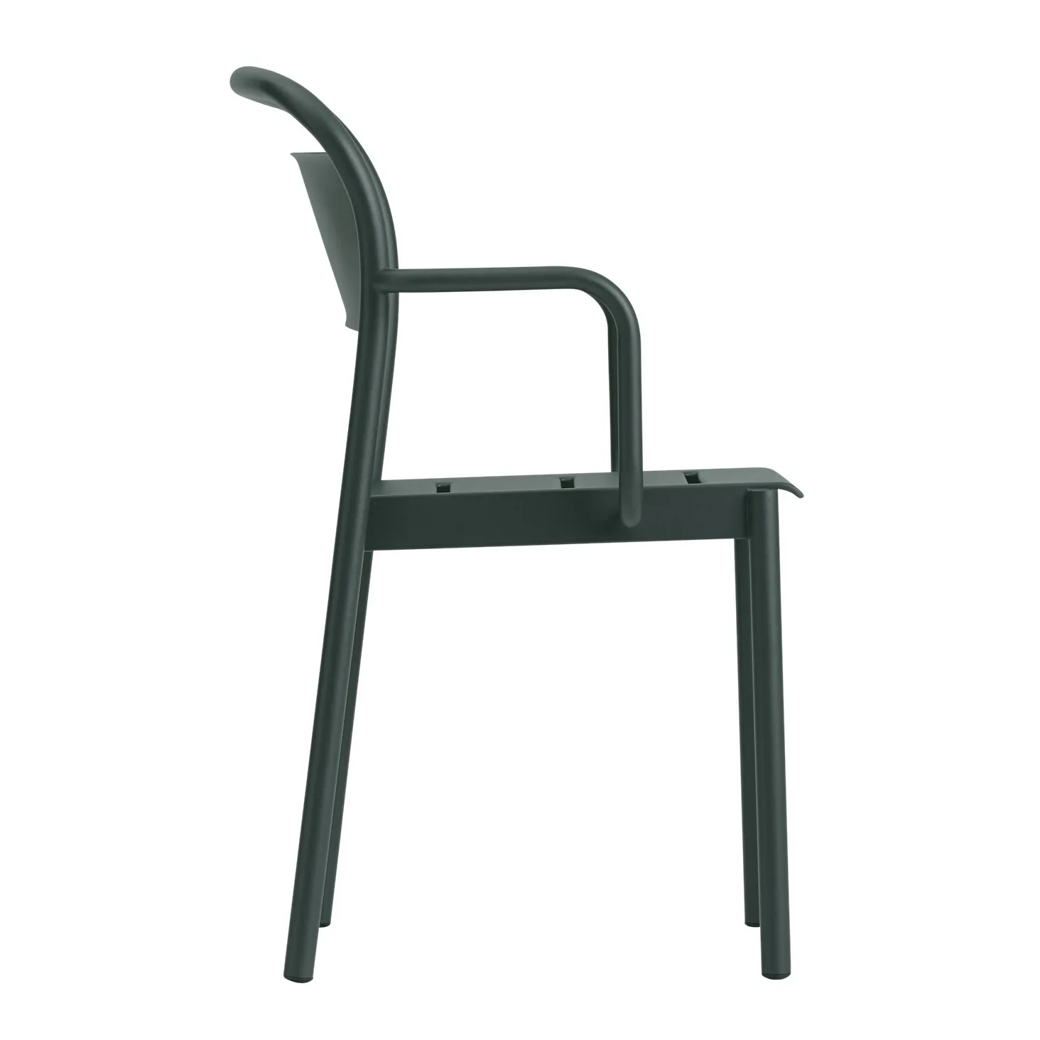 Linear steel πολυθρόνα, Dark green Muuto