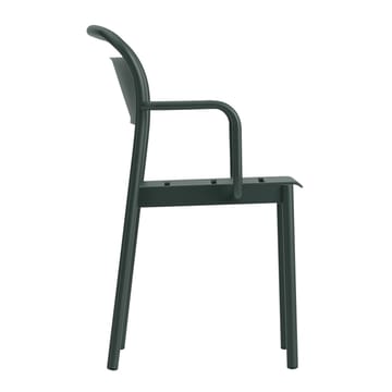 Linear steel πολυθρόνα - Dark green - Muuto
