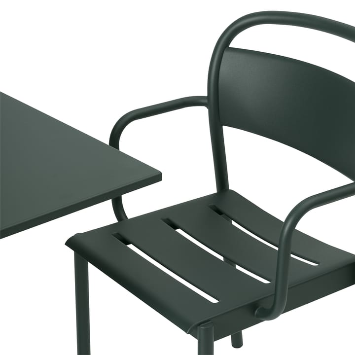 Linear steel πολυθρόνα, Dark green Muuto