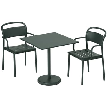 Linear steel πολυθρόνα - Dark green - Muuto