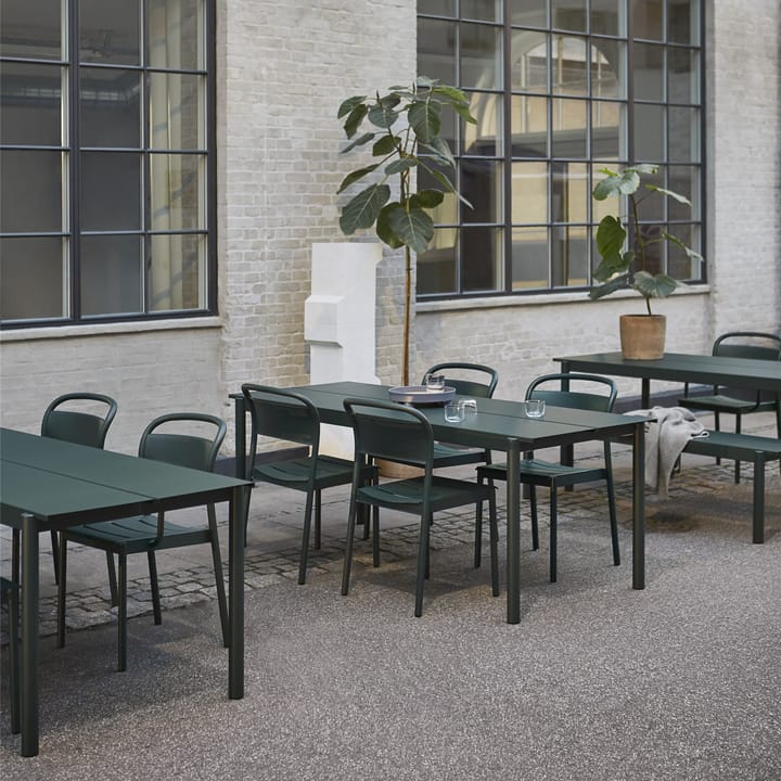 Linear steel πολυθρόνα, Dark green Muuto