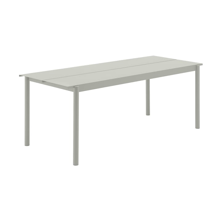 Linear steel table τραπέζι 200x75 cm - Grey - Muuto