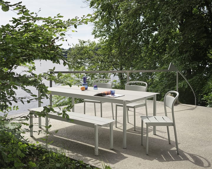 Linear steel table τραπέζι 200x75 cm - Grey - Muuto