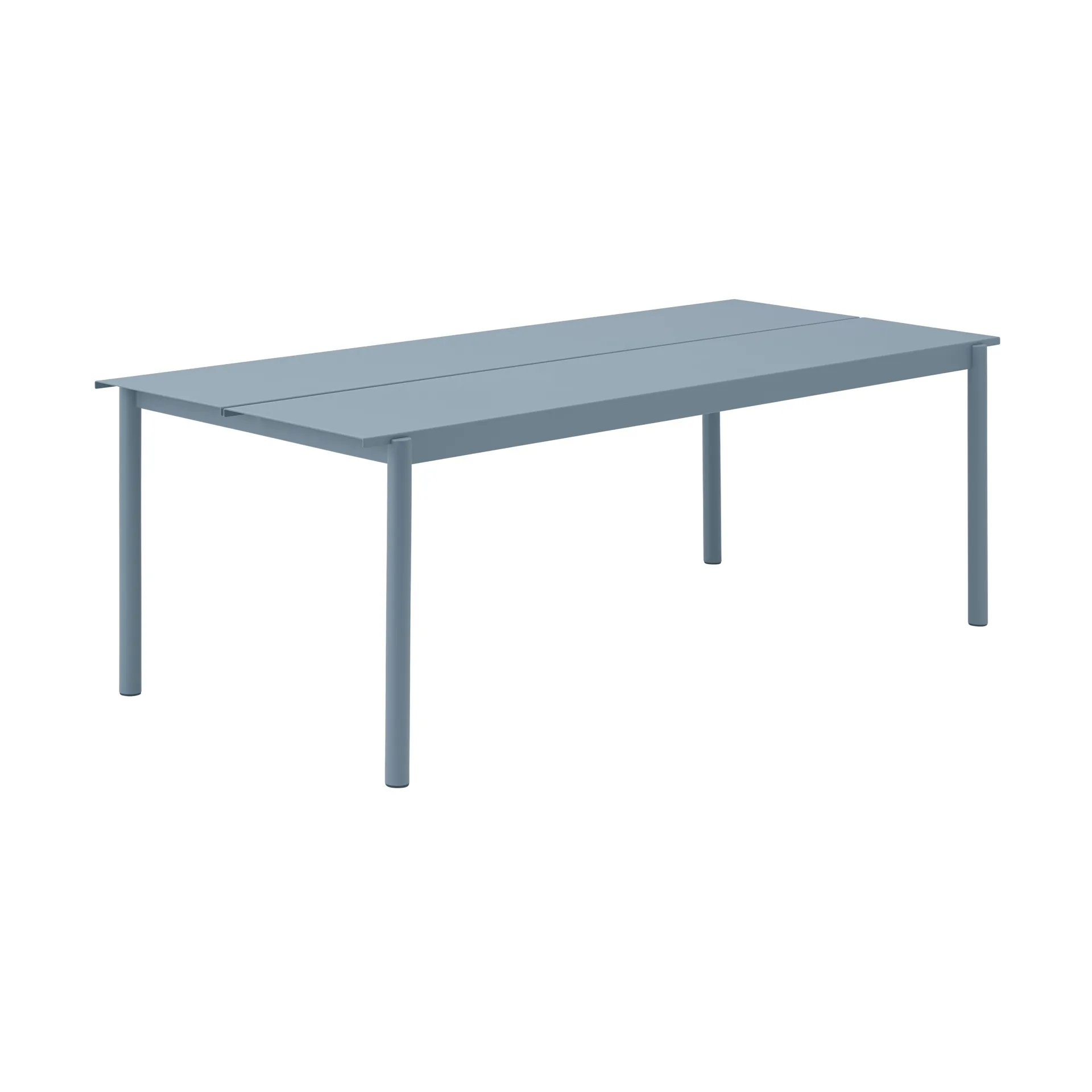 Linear steel table τραπέζι 200x75 cm, Pale blue Muuto