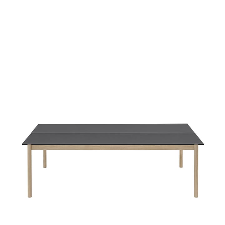 Τραπέζι Linear System  - Black nanolaminate-black-oak - Muuto