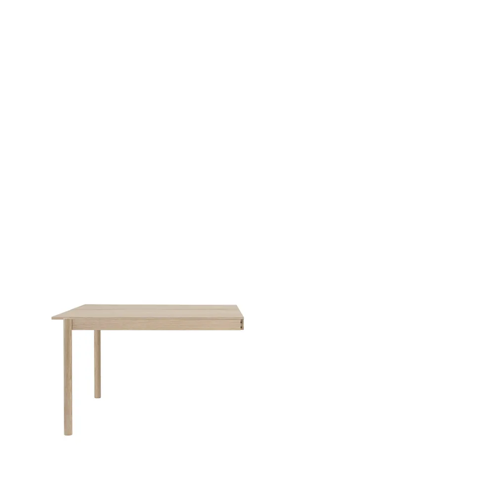 Τραπέζι Linear System End Module, Oak veener-oak 142x120 cm Muuto