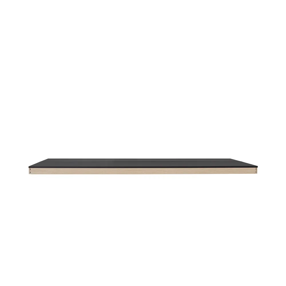Τραπέζι Linear System Middle Module, Black nanolaminate-black Muuto