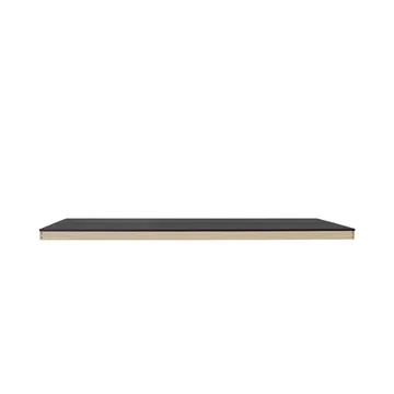 Τραπέζι Linear System Middle Module - Black nanolaminate-black - Muuto