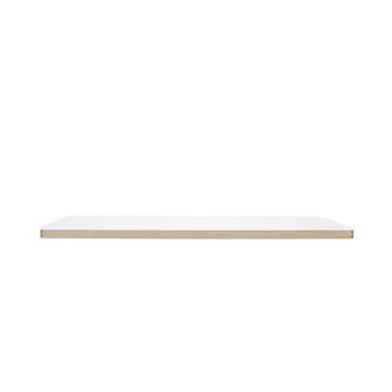 Τραπέζι Linear System Middle Module - White laminate-ABS-oak - Muuto
