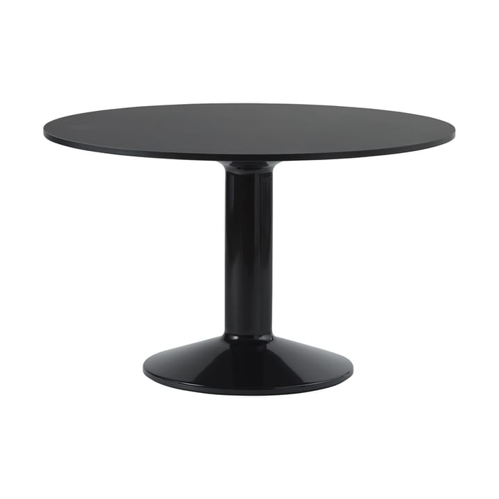 Midst τραπέζι βάθρο Ø120 cm - Black Linoleum-Black - Muuto