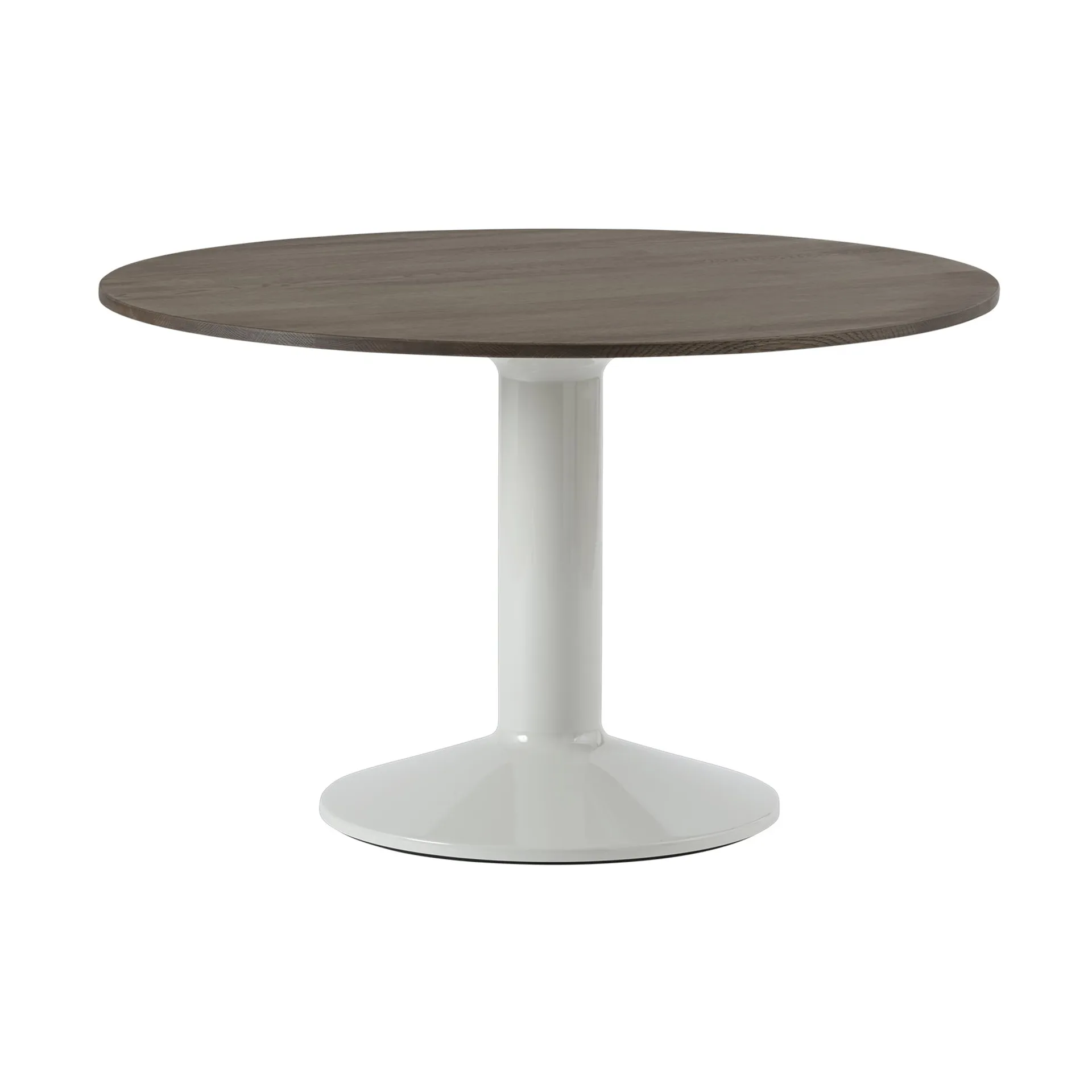 Midst τραπέζι βάθρο Ø120 cm, Dark Oiled Oak-Grey Muuto