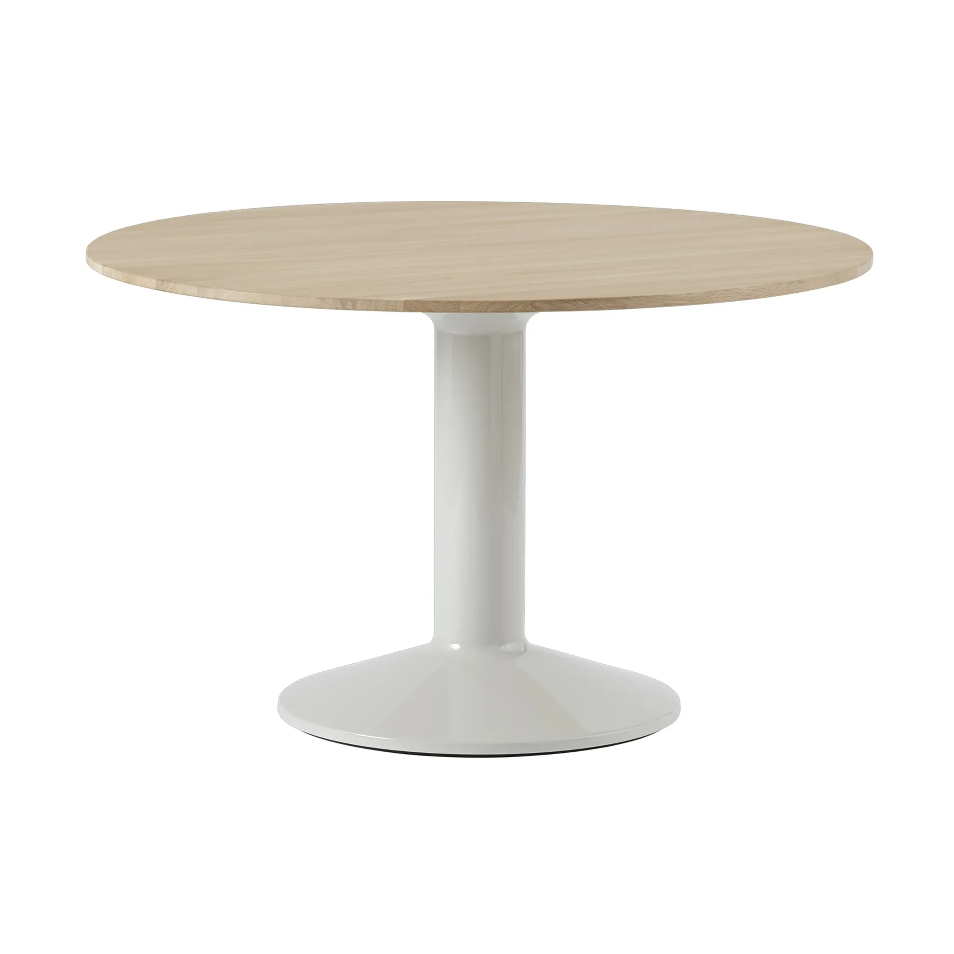 Midst τραπέζι βάθρο Ø120 cm, Oiled Oak-Grey Muuto