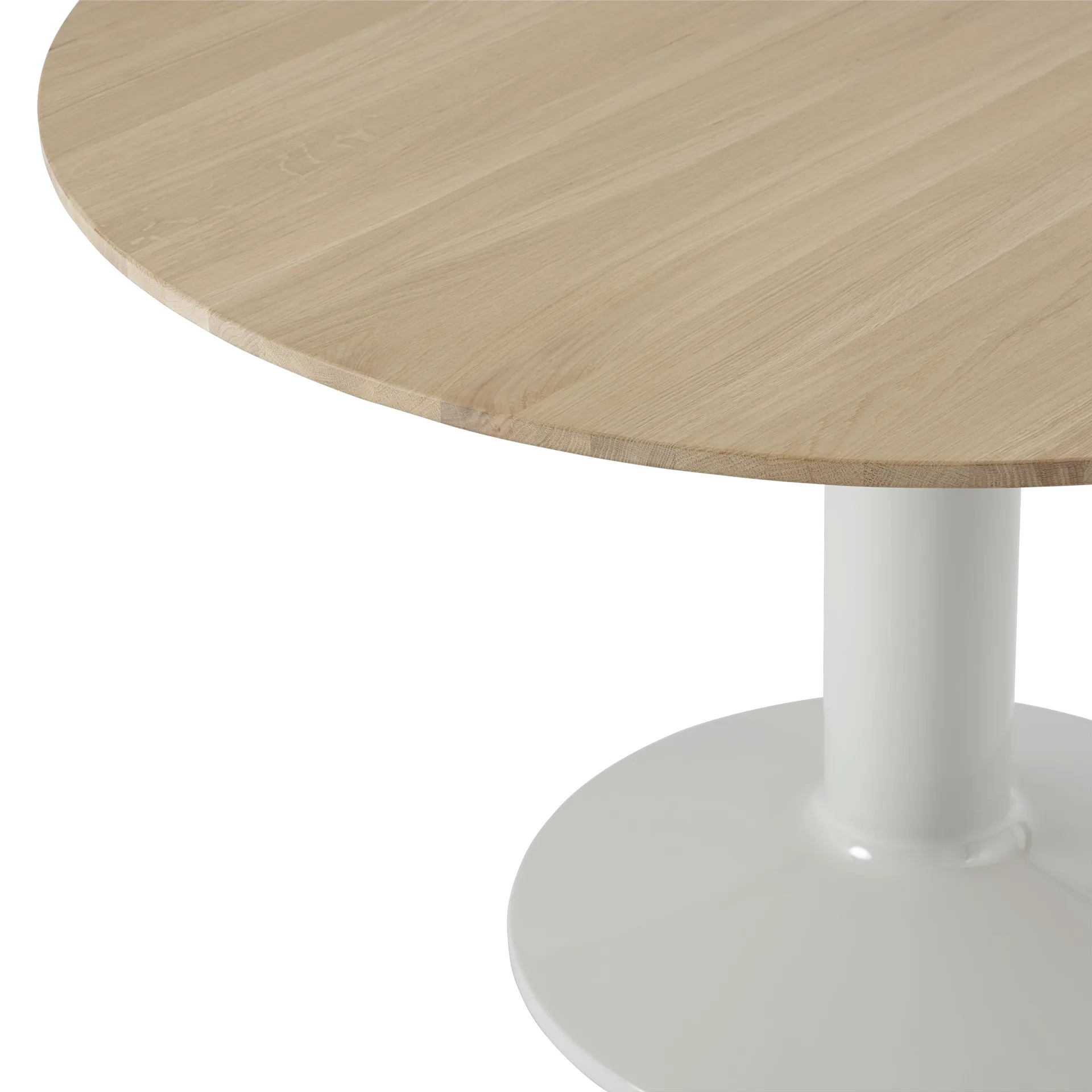 Midst τραπέζι βάθρο Ø120 cm, Oiled Oak-Grey Muuto