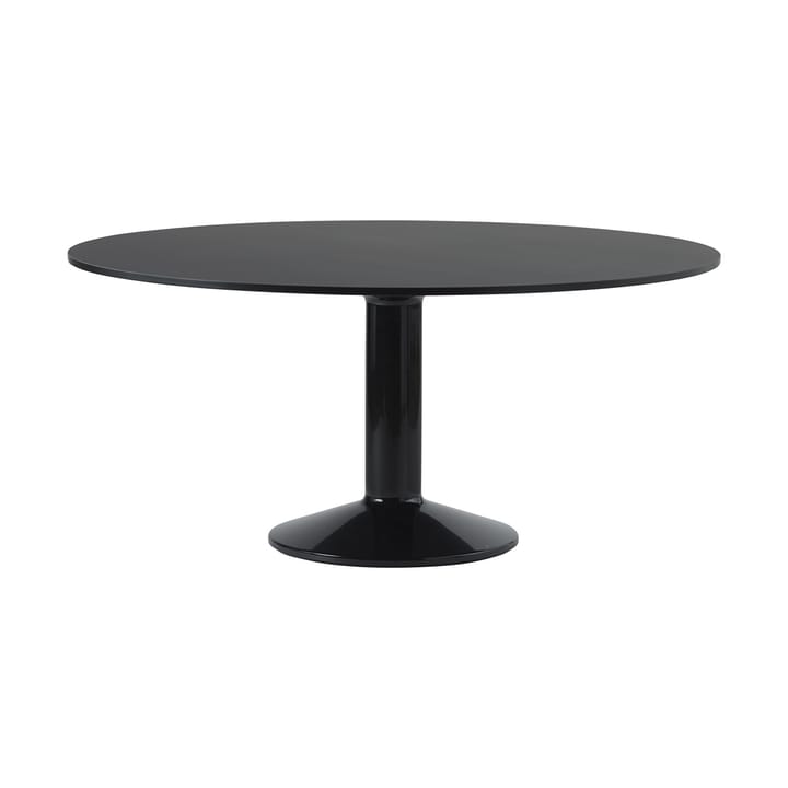Midst τραπέζι βάθρο Ø160 cm - Black Linoleum-Black - Muuto
