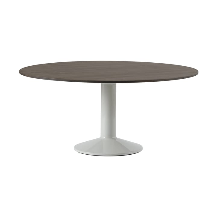 Midst τραπέζι βάθρο Ø160 cm - Dark Oiled Oak-Grey - Muuto