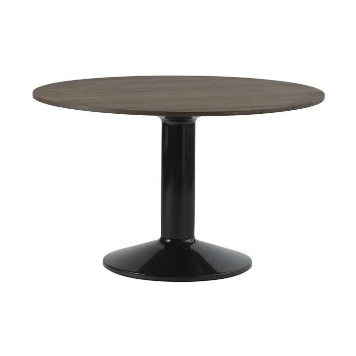 Midst τραπέζι βάθρο - Dark oiled oak-black, Ø120 cm - Muuto