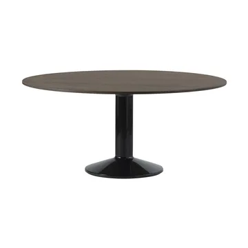 Midst τραπέζι βάθρο - Dark oiled oak-black, Ø160 cm - Muuto
