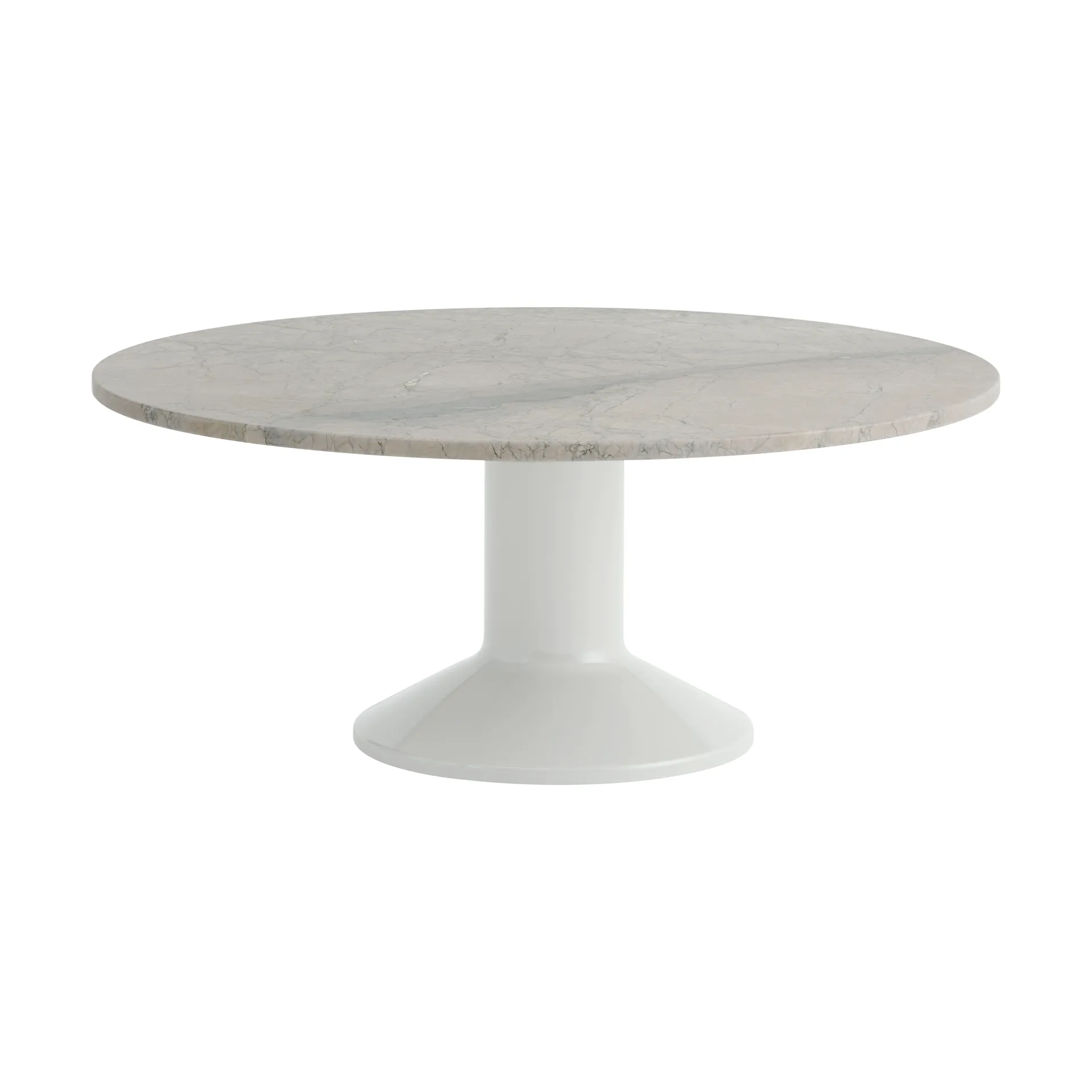 Midst τραπεζάκι σαλονιού, Grey marble-grey, Ø90 εκ. Muuto