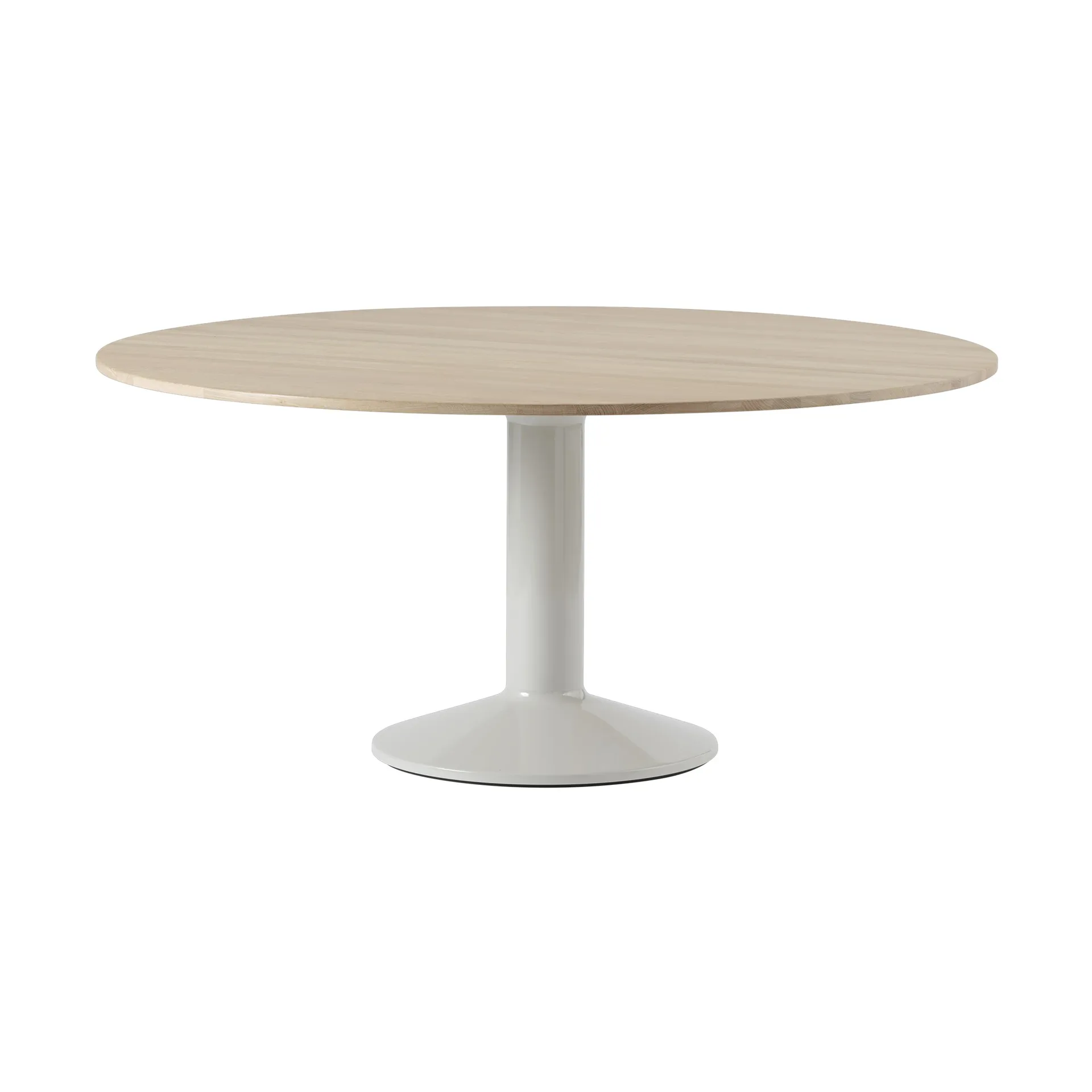 Midst τραπέζι βάθρο, Oiled oak-grey, Ø160 cm Muuto
