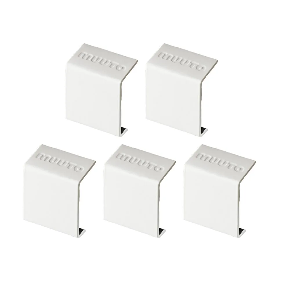 Mini stacked 2.0 κλιψάκια, Συσκευασία 5 τεμαχίων, λευκό Muuto
