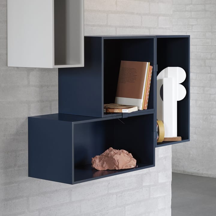 Mini stacked 2.0 κλιψάκια, Συσκευασία 5 τεμαχίων, μπλε τα μεσάνυχτα Muuto