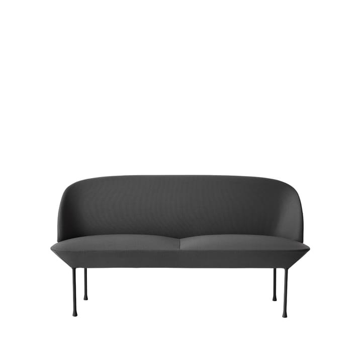 Καναπές Oslo 2-θέσιος - Steelcut 180-Σκούρο γκρι - Muuto