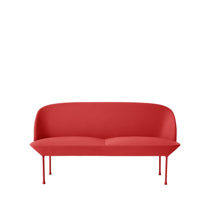 Καναπές Oslo 2-θέσιος - Steelcut 660-Dark red - Muuto