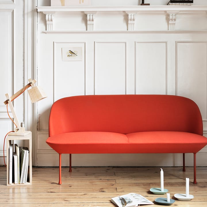 Καναπές Oslo 3θέσιος, Steelcut 180-Dark grey Muuto