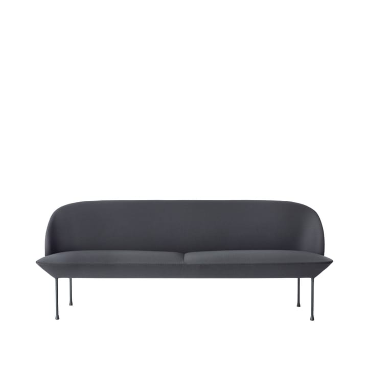 Καναπές Oslo 3θέσιος - Steelcut 180-Dark grey - Muuto