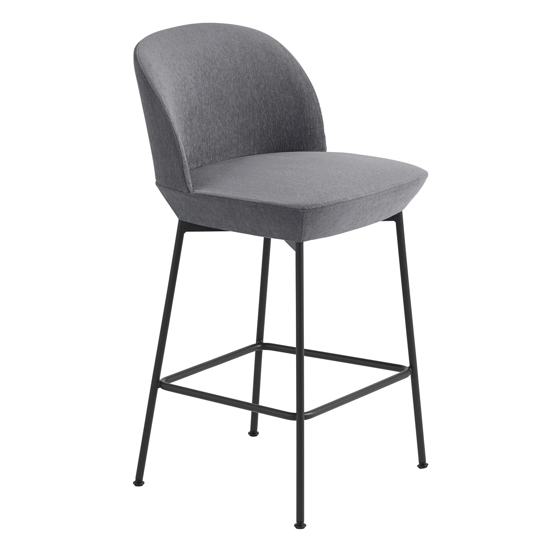 Καρέκλα πάγκου Oslo 65 cm, Still 161-Anthracite black Muuto