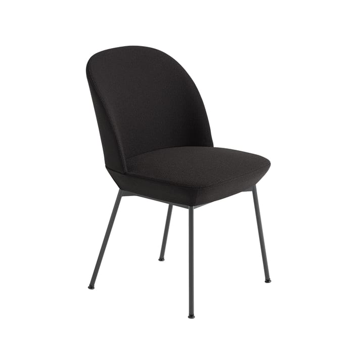 Καρέκλα Oslo με υφασμάτινη επένδυση - Ocean 3-Anthracite black - Muuto
