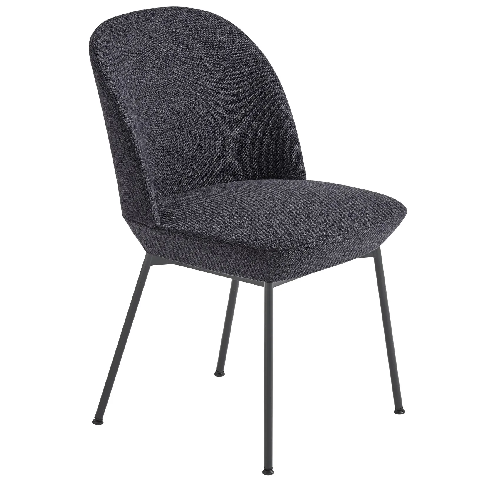 Καρέκλα τραπεζαρίας Oslo με μαύρα πόδια, Ocean 601-Black Muuto
