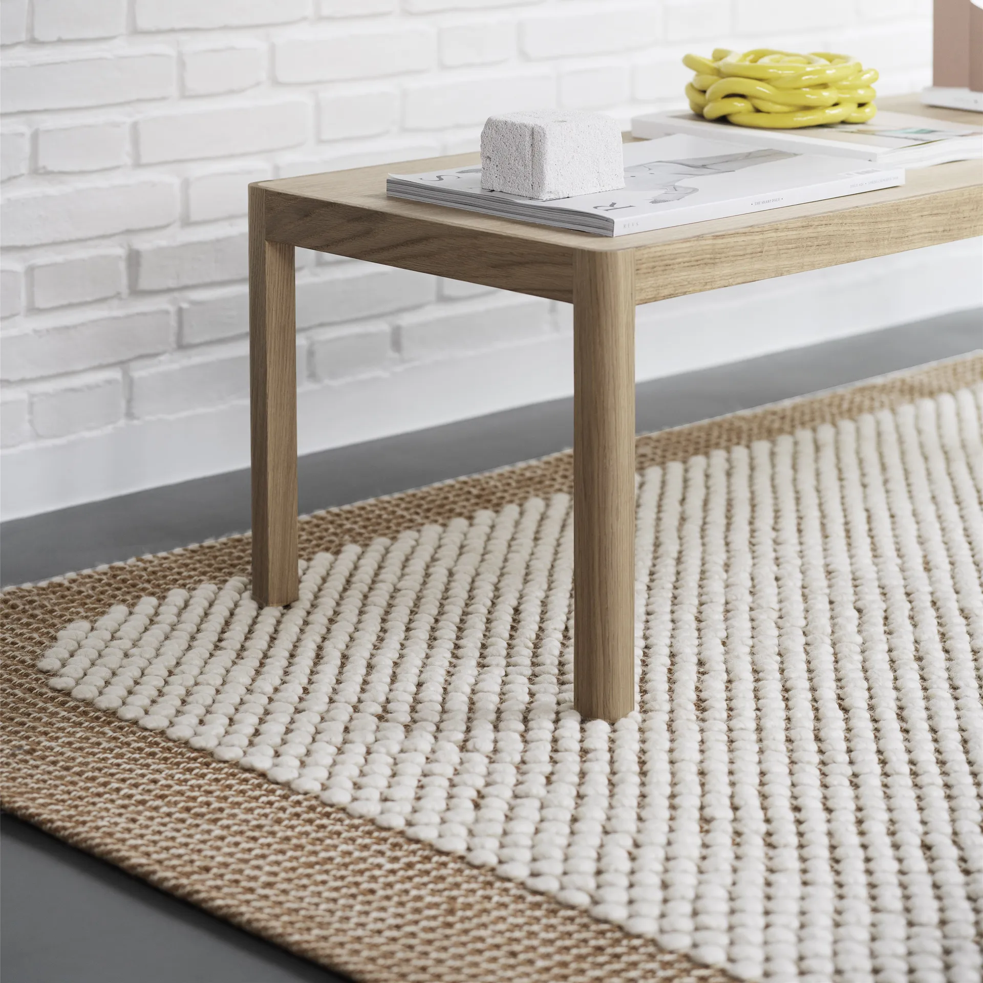Pebble χαλάκι 170x240 cm, πορτοκαλί Muuto