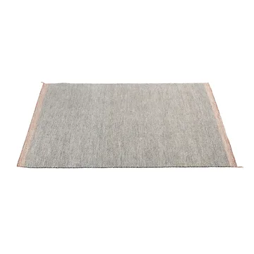 Ply μάλλινο χαλί 170x240 cm - Μαύρο-λευκό - Muuto