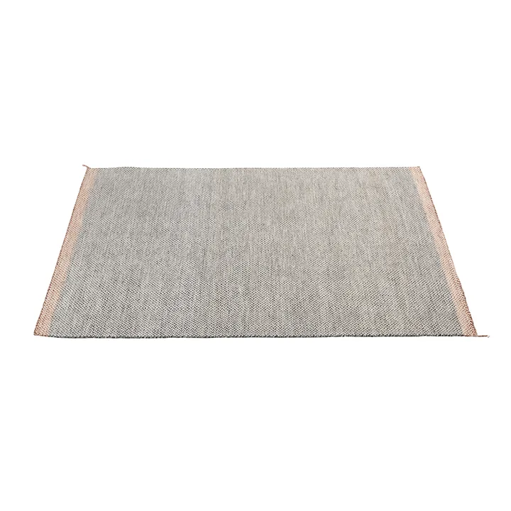 Ply μάλλινο χαλί 170x240 cm - Μαύρο-λευκό - Muuto