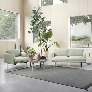 Ply μάλλινο χαλί 170x240 cm - σκούρο γκρι - Muuto