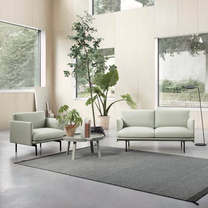 Ply μάλλινο χαλί 170x240 cm, σκούρο γκρι Muuto