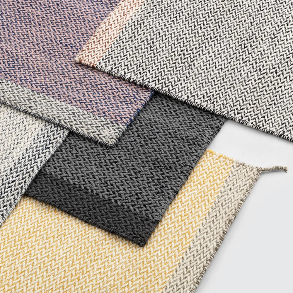 Ply μάλλινο χαλί 170x240 cm, κίτρινο Muuto