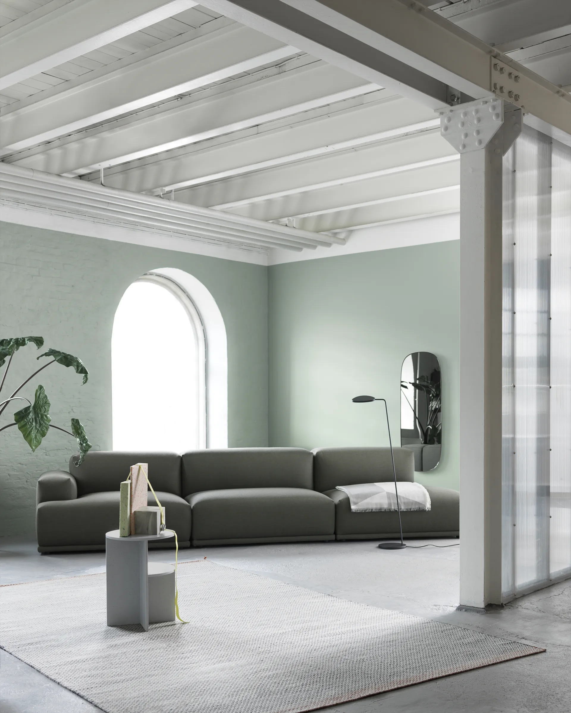 Ply μάλλινο χαλί 200x300 cm, Grey Muuto