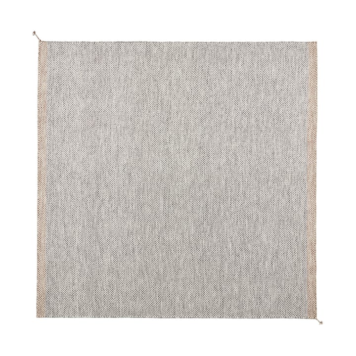 Ply μάλλινο χαλί 240x240 cm - Black-white - Muuto
