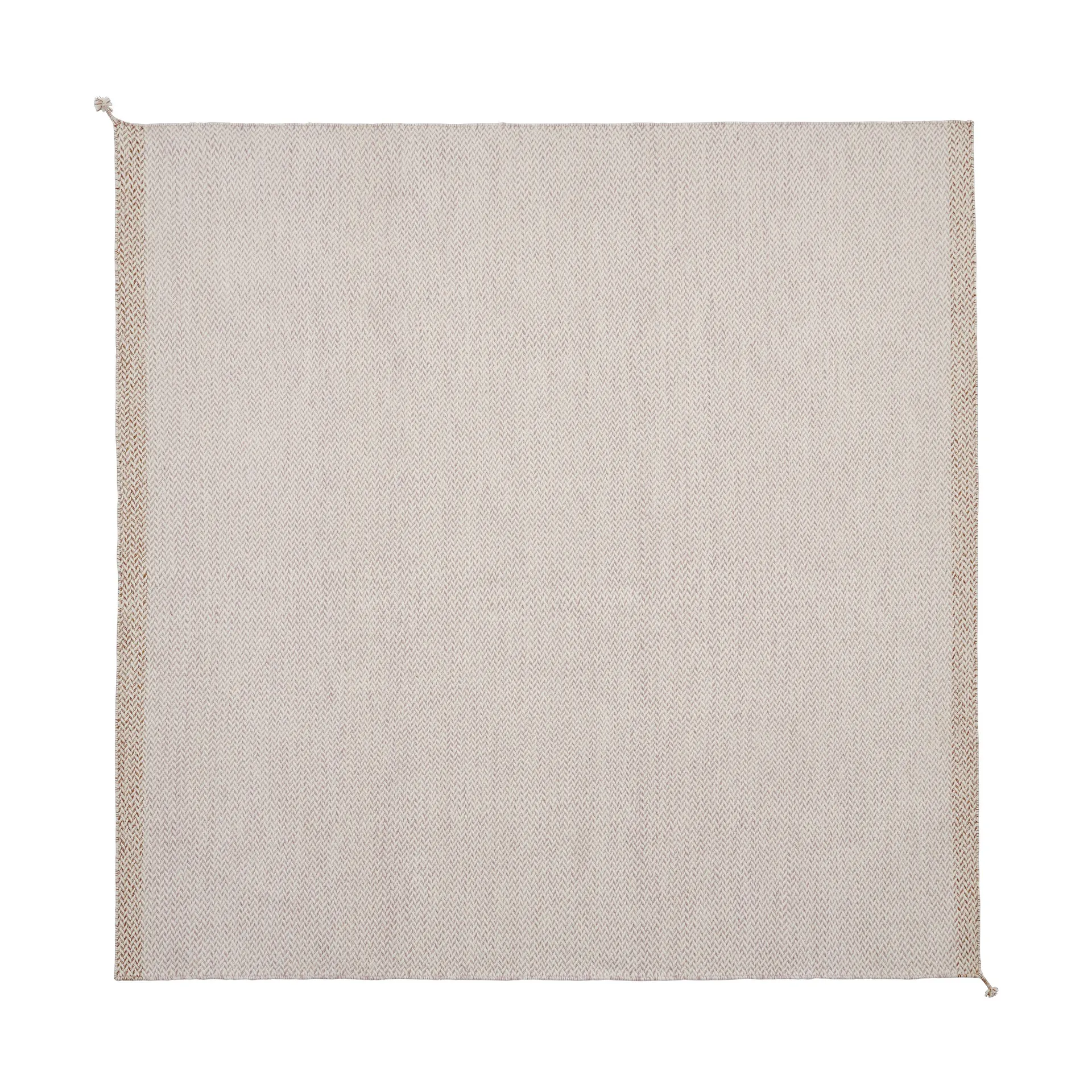 Ply μάλλινο χαλί 240x240 cm, Light rose Muuto