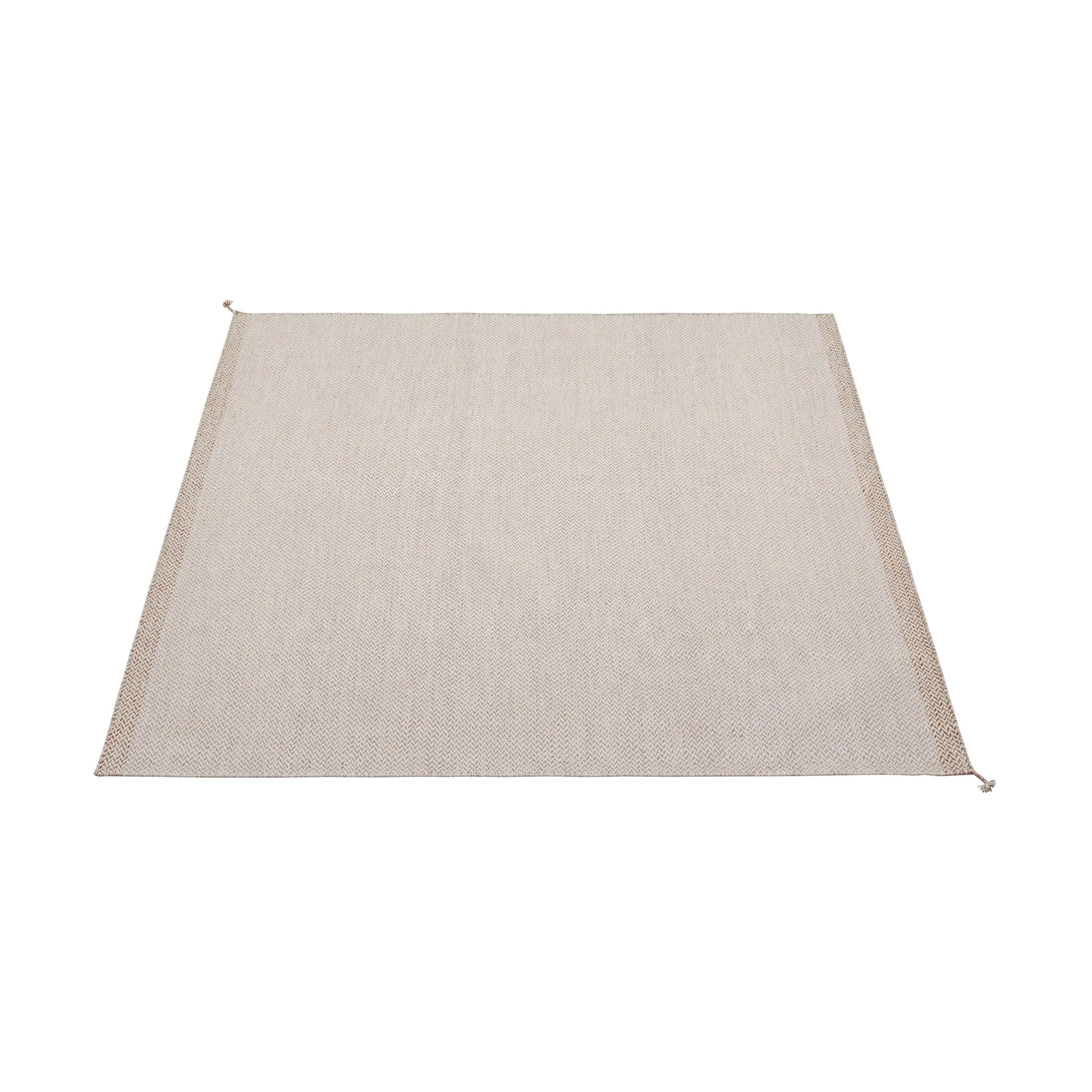 Ply μάλλινο χαλί 240x240 cm, Light rose Muuto