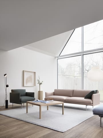 Ply μάλλινο χαλί 270x360 cm - Grey - Muuto