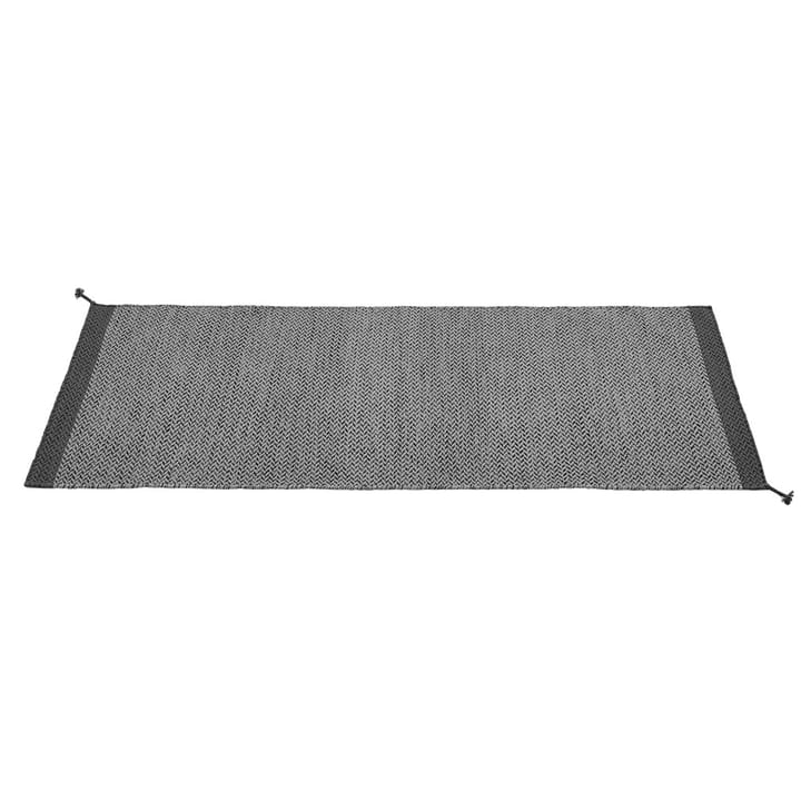 Ply μάλλινο χαλί 80x200 cm - Σκούρο γκρι - Muuto