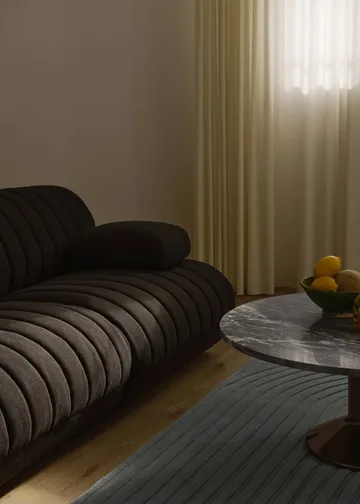 Relevo Rug Quattro μάλλινο χαλί - Dark green, 170x240 cm - Muuto