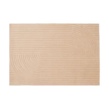 Relevo Rug Quattro μάλλινο χαλί - Light rose, 170x240 cm - Muuto