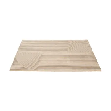 Relevo Rug Quattro μάλλινο χαλί - Light rose, 170x240 cm - Muuto
