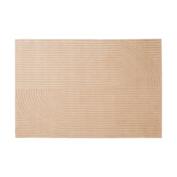 Relevo Rug Quattro μάλλινο χαλί - Light rose, 200x300 cm - Muuto