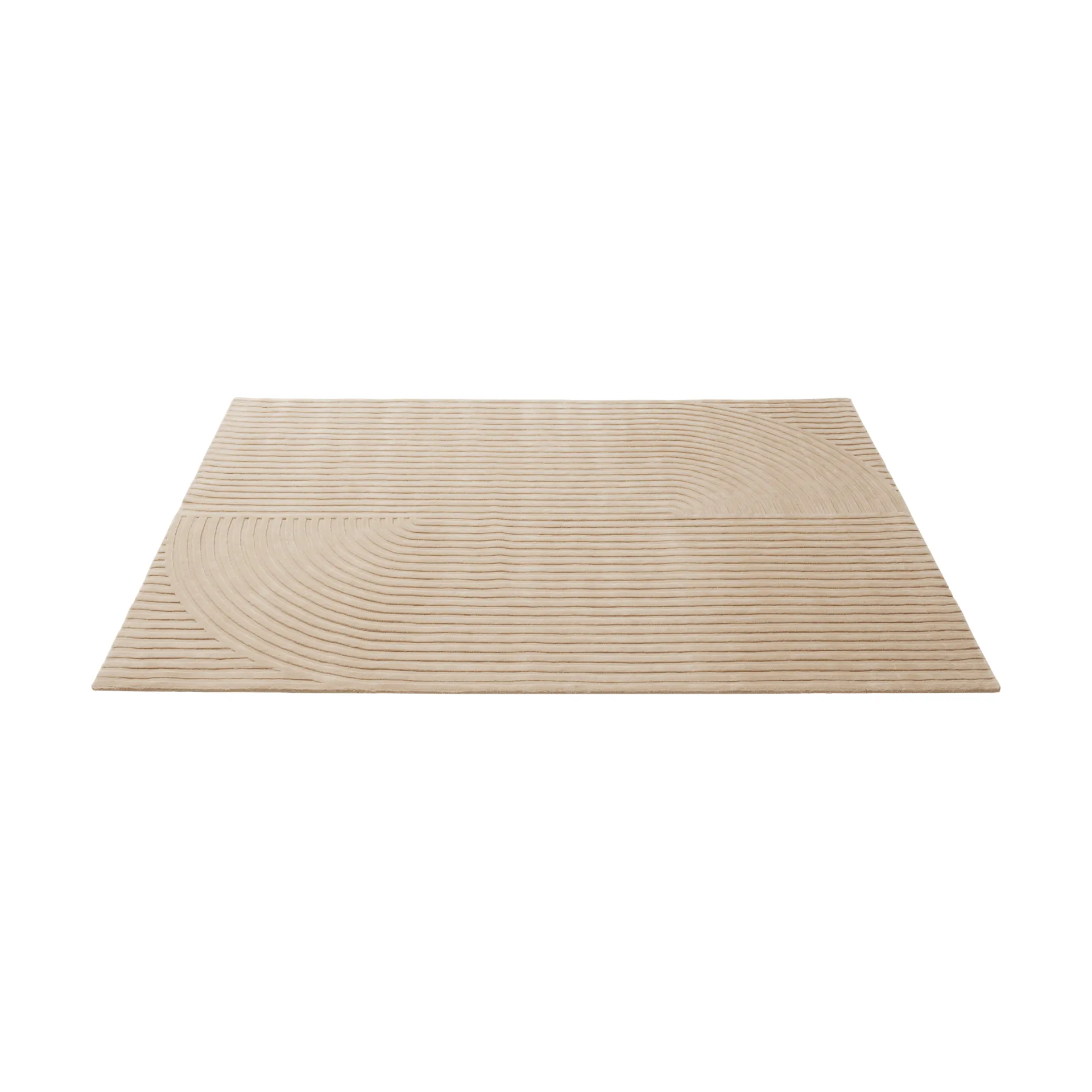 Relevo Rug Quattro μάλλινο χαλί, Light rose, 200x300 cm Muuto